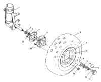 Front Wheel Assembly Trail Boss