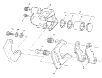 Front Brake Assembly 4X4 350L W938139