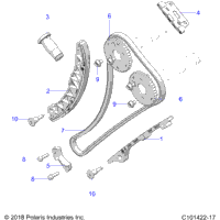 Engine, Cam Chain & Sprocket