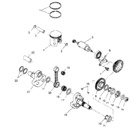 Piston & Crankshaft Sportsman 4X4 W948040