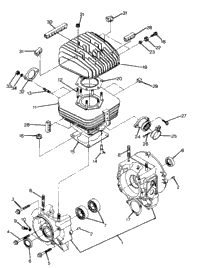 Crankcase & Cylinder Assembly