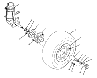 Front Wheel Assembly Trail Blazer