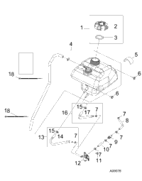 Body, Fuel Tank & Hoses