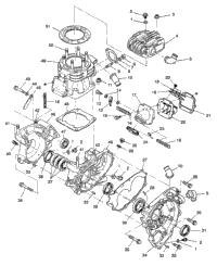 Crankcase & Cylinder 6X6 350L