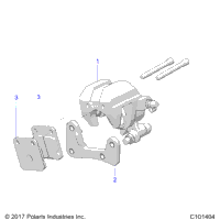 Brakes, Caliper, Front