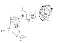 Rh Gearcase & Brake Mtg. 250 4X4