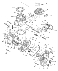 Crankcase & Cylinder 4X4 350L