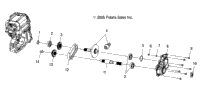 Gearcase, Output Shaft /At/Ax/Ay/Az