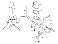 Controls Master Cylinder/Brake Line