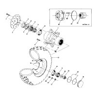 Front Wheel Assembly 250 6X6