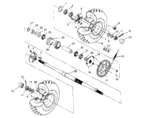 Rear Wheel Drive Assembly Sportsman 4X4 W948040