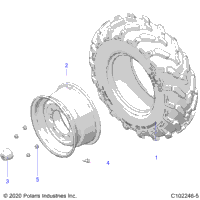 Wheels, Front Tire