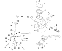 Controls Master Cylinder/Brake Line A00ch50aa