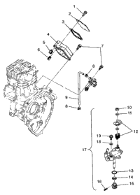 Oil Pump Scrambler 400L