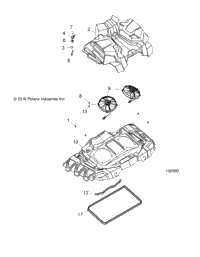 Engine, Cooling System, Fans And Shrouds