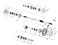Middle Drive Assembly 6X6 400L U.S. , Swedish S958740 & Norweg