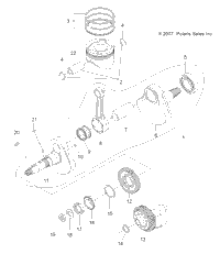 Engine, Crankshaft & Piston