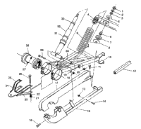 Swing Arm Weldment 6X6 350L (4924362436037A)