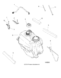 Body, Fuel Tank Asm