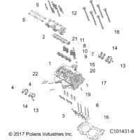 Engine, Cylinder Head, Cam & Valves