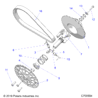 Drive Train, Secondary Clutch