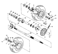 Rear Wheel Drive Assembly 4X4 350L
