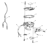 Controls Throttle Asm./Cable 4X4 350L W938139
