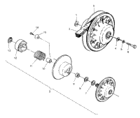 Driven Clutch Assembly Trail Boss