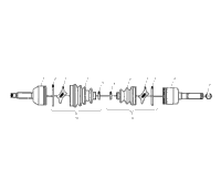 Drive Shaft A02cd50ab/Fb
