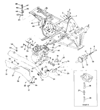 Engine & Muffler Mountng 350 2X4