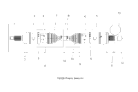 Drive Train, Drive Shaft, Rear