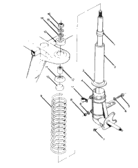 Strut Assembly Trail Boss