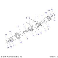 Suspension, Rear Hubs, Carrier & Brake Disc