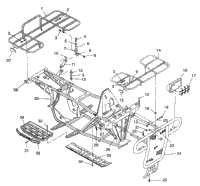 Bumper/Rack Mounting 4X4 350L W938139