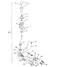 Gear Selector 6X6 400L Norwegian N958740