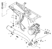 Exhaust System Xpress 300 W969530 & Xpress 400