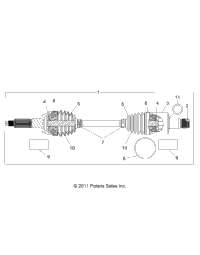 Drive Train, Rear Half Shaft
