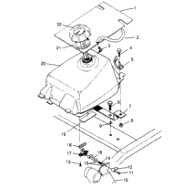 Fuel Tank Assembly Sportsman 4X4 W948040