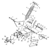 Swing Arm/Shock Mounting