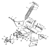 Swing Arm/Shock Mounting W98ac42a