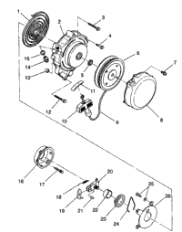 Recoil Starter 6X6 350L W938739