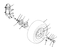 Front Wheel Assembly 250 2X4