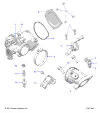 Engine, Throttle Body & Fuel Rail