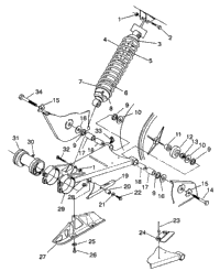 Swing Arm/Shock Mounting Trail Blazer