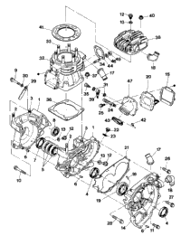 Crankcase & Cylinder Assembly