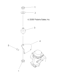 Engine, Carburetor Bracket