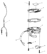 Controls Throttle Asm./Cable Trail Boss