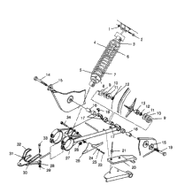 Swing Arm/Shock Mounting 2X4 300
