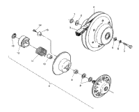 Driven Clutch Assembly Sportsman 4X4