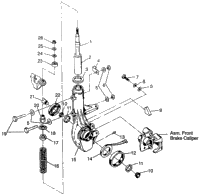 Front Strut Magnum 4X4 & Swedish Magnum 4X4 S968144